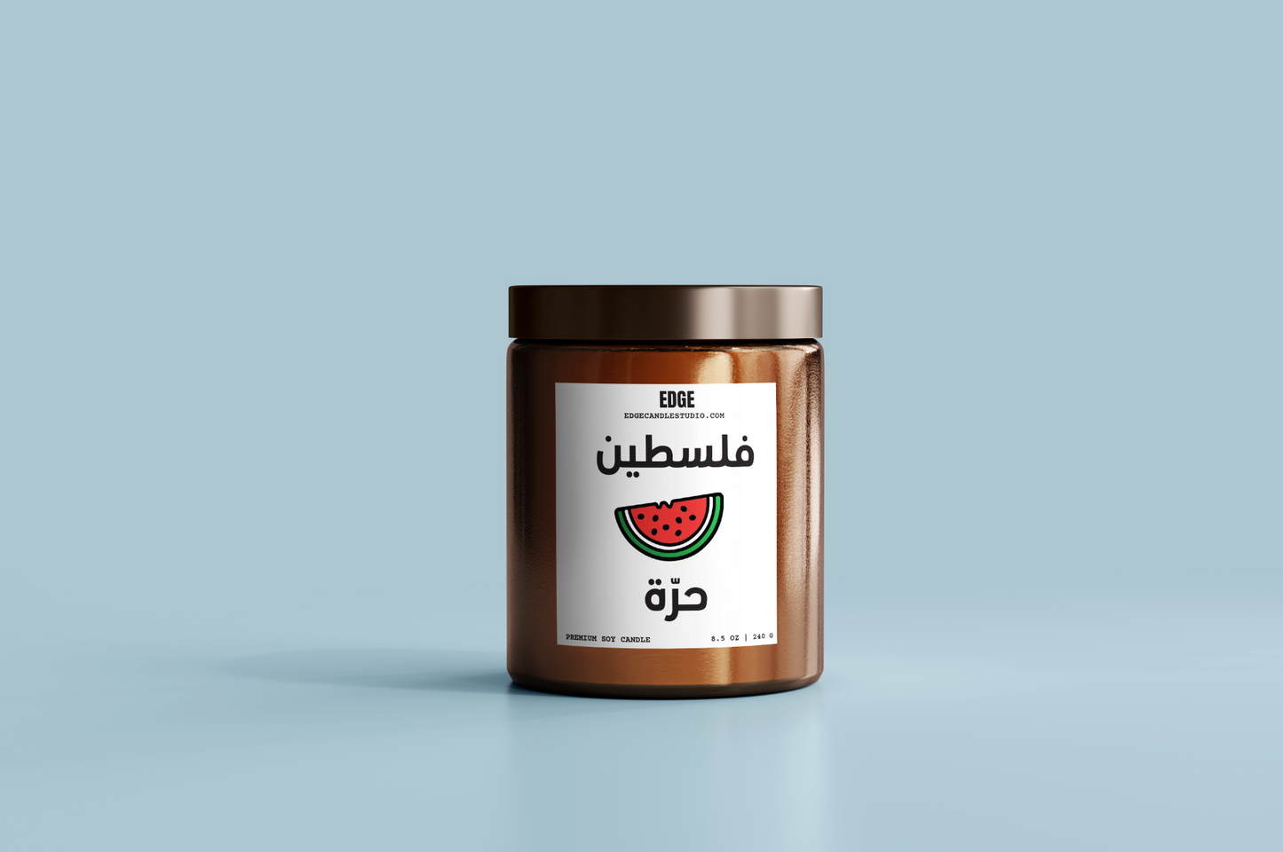 Free Palestine Candle